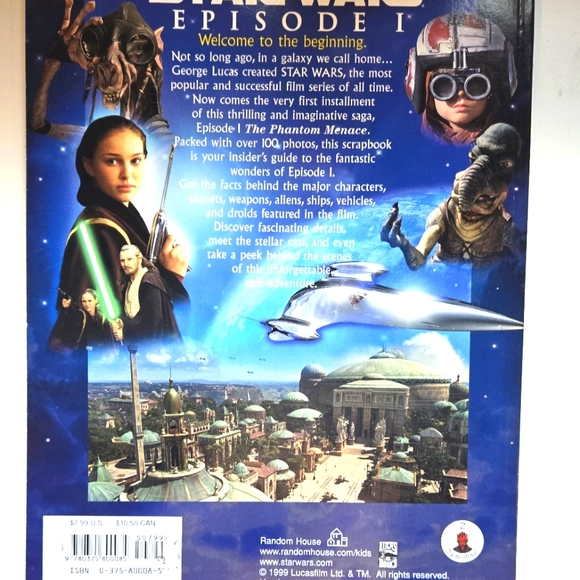 Star Wars Episode 1 -The Phantom Menace Scrapbook - Picture 2 of 2